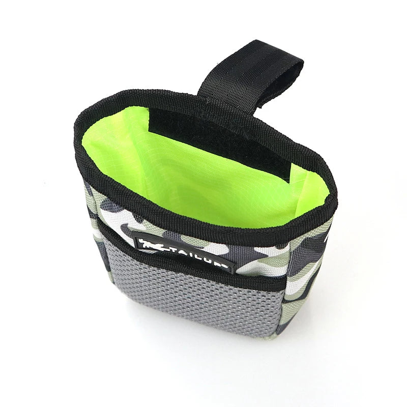 Dog Training Treat Pouch-Oxford Cloth Waist Bag for Puppy Snacks Obedience & Agility Feeding Pocket Reward Bag with Nylon Liner