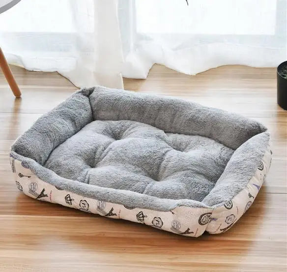 Winter Warm Pet's Kennels Washable Dog Net Bed House Four Seasons Medium Small Dog Sofa Bed Cushion Pet Supplies
