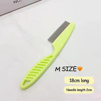 Pet Hair Shedding Stainless Steel Flea Comb