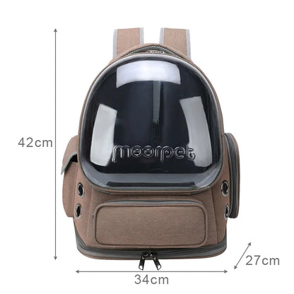 Transparent Breathable Travel Backpack for Cats | Dogs