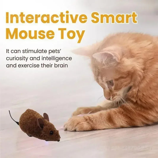 Mouse Toy Plush Simulation Sound-Making Cat  Boredom Relief Amusement Chew Toy