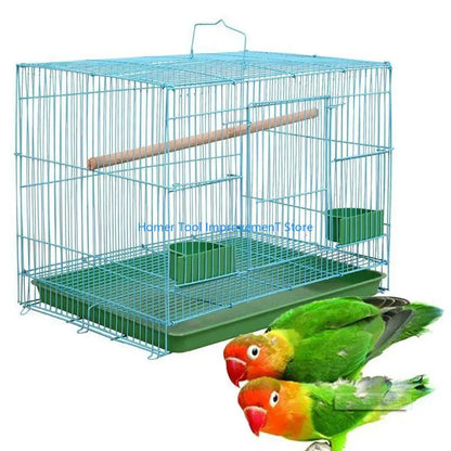 Wire Rectangular Small Cage for Small Birds and Canaries