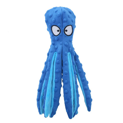 Indestructible Bite and squeaky Octopus toy for Dogs