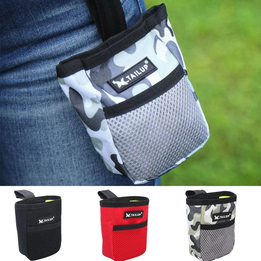 Dog Training Treat Pouch-Oxford Cloth Waist Bag for Puppy Snacks Obedience & Agility Feeding Pocket Reward Bag with Nylon Liner