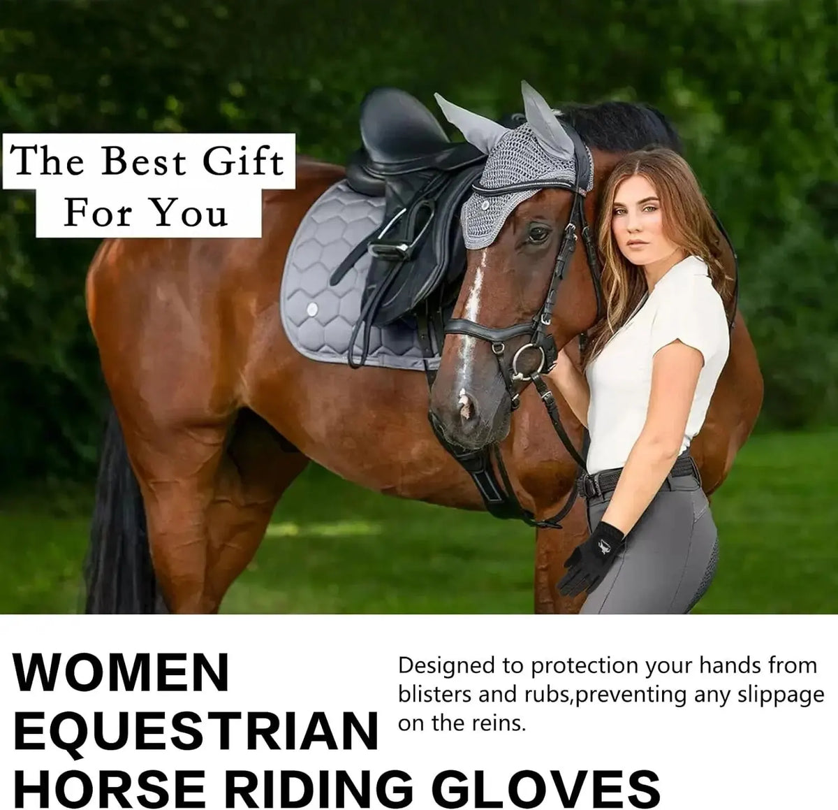 Horse Riding Breathable Gloves for Women