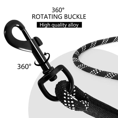 Leash with Soft Padded Handle Suitable for Small to Large Dogs,