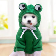 Cute Fruit Dog Hoodie Warm Fleece Pet Clothing for Small Dogs Puppy