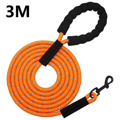 Leash with Soft Padded Handle Suitable for Small to Large Dogs,