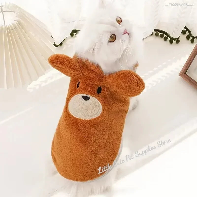 Warm Flannel Dog Vest Winter Jacket for Small Dogs And Cats Puppy Puffer Sweater Soft Pet Clothing X-Small Dog Accessories Supplies