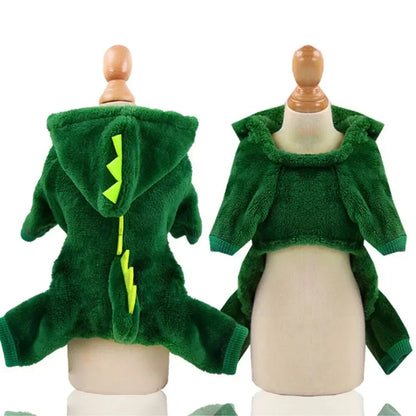 Halloween Dinosaur Cosplay Costume for Small Dogs & Cats