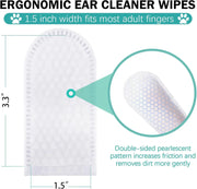 Finger Soft Otic Cleaning Pads for Regular Ear Cleaner for Cats And Dogs