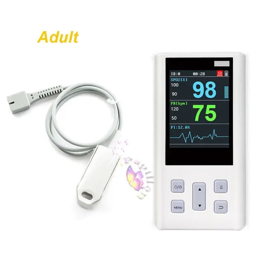 Pulse Oximeter Monitor for Heart Rate and Oxygen Saturation with Veterinary Medical