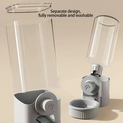 Hanging Automatic wire Pet Food Feeder/Water Dispenser