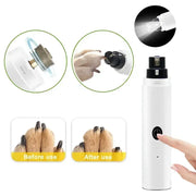 Electric Rechargeable Dog Nail Clippers & Grinder