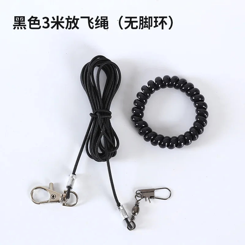 Parrot Bird Flying Training Leash Ultra-light Flexible Rope Anti-bite Leg Ring Harness Outdoor Macaw Cockatiel Starling 앵무새 장난감