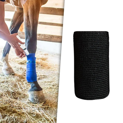 Woven Elastic Breathable Self Adherent vet use wrap