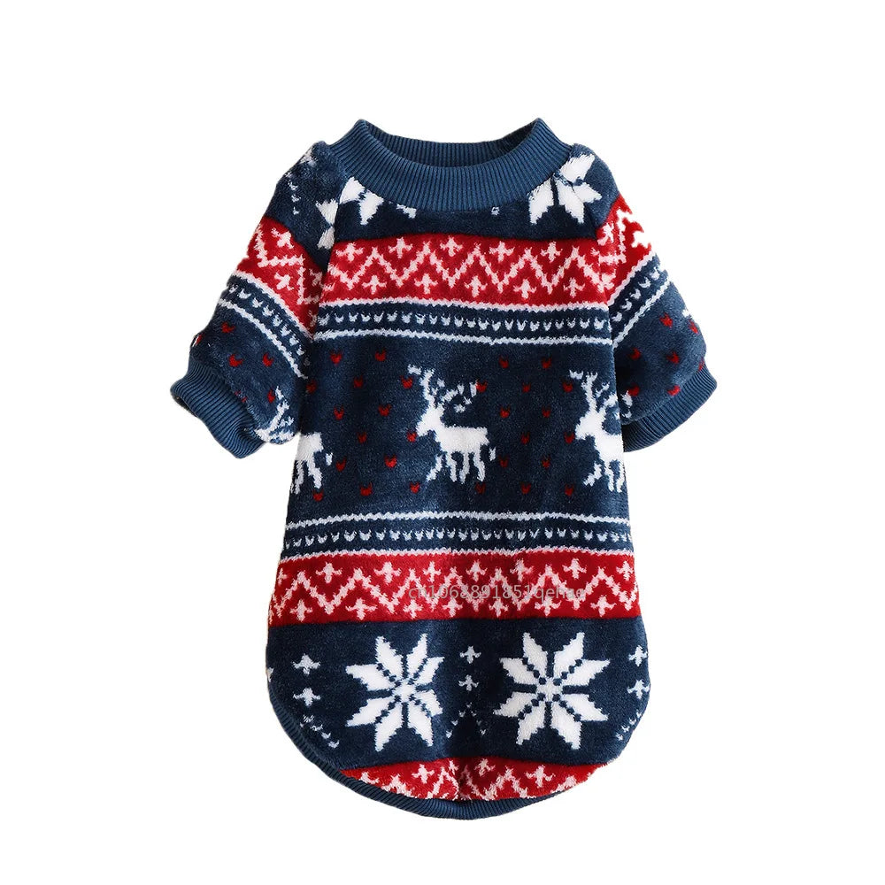 Plush Cat Dog Hoodies Thicken Pet Sweaters for Small Dogs Cats Kitten Pullovers Autumn Winter Sphynx Fashion Pet Clothing