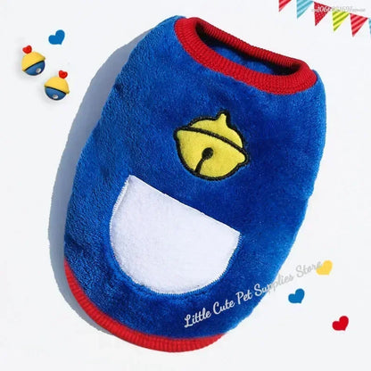 Warm Flannel Dog Vest Winter Jacket for Small Dogs And Cats