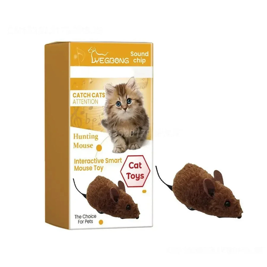 Mouse Toy Plush Simulation Sound-Making Cat  Boredom Relief Amusement Chew Toy
