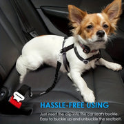 Adjustable Car Seat Belt for Dogs & Cats