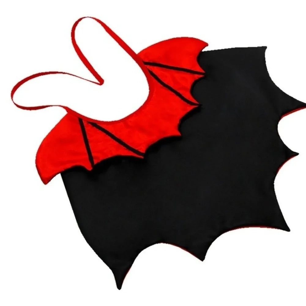 Halloween Bat Transformation Pet Costume Cat Cosplay Cloak Bow Stand-collar Comfortable Kitten Dress Easy to Wear for Party