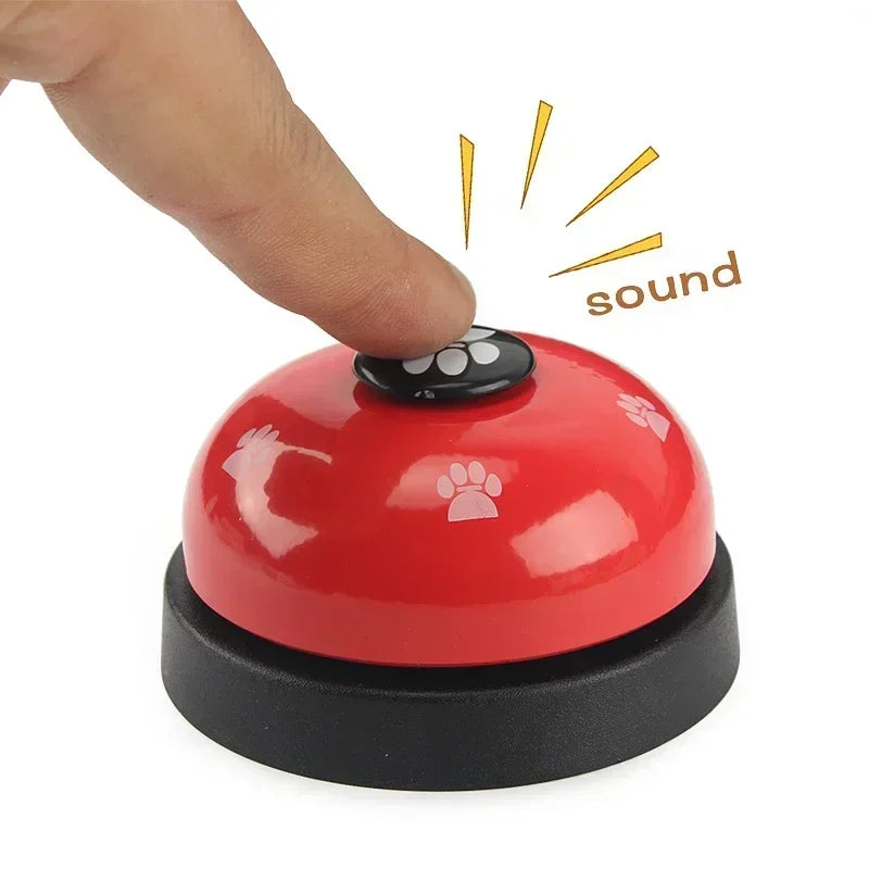 Interactive Dinner Bell Ring Toy for Small Dogs - Fun Training & Playtime for Teddy Puppies