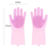 Pet Grooming Silicone Hair Removal  bathing brush for Dogs & Cats