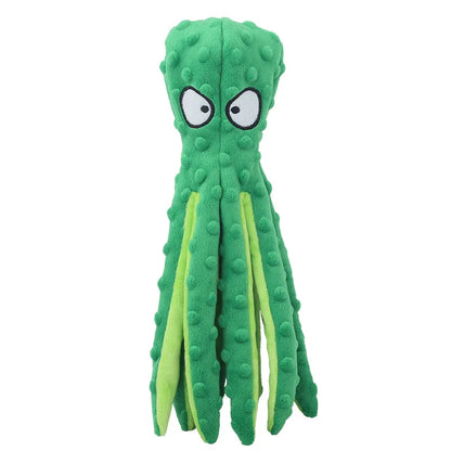 Indestructible Bite and squeaky Octopus toy for Dogs