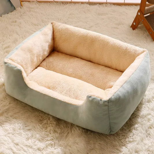 Warm Washable Cat And Dog House Bite-Proof Plush Bed for Small to Medium Dogs Breathable All-Year round Pet Nest