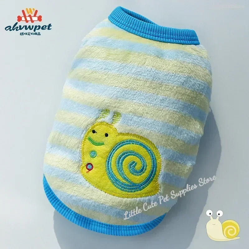 Warm Flannel Dog Vest Winter Jacket for Small Dogs And Cats Puppy Puffer Sweater Soft Pet Clothing X-Small Dog Accessories Supplies
