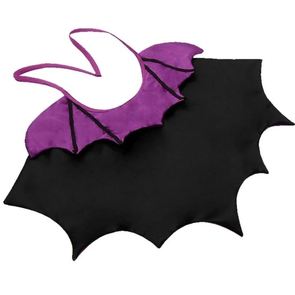 Halloween Bat Transformation Pet Costume Cat Cosplay Cloak Bow Stand-collar Comfortable Kitten Dress Easy to Wear for Party