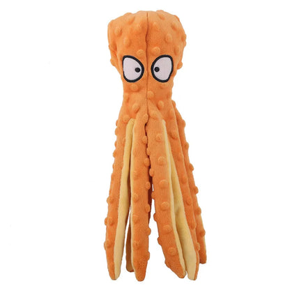 Indestructible Bite and squeaky Octopus toy for Dogs
