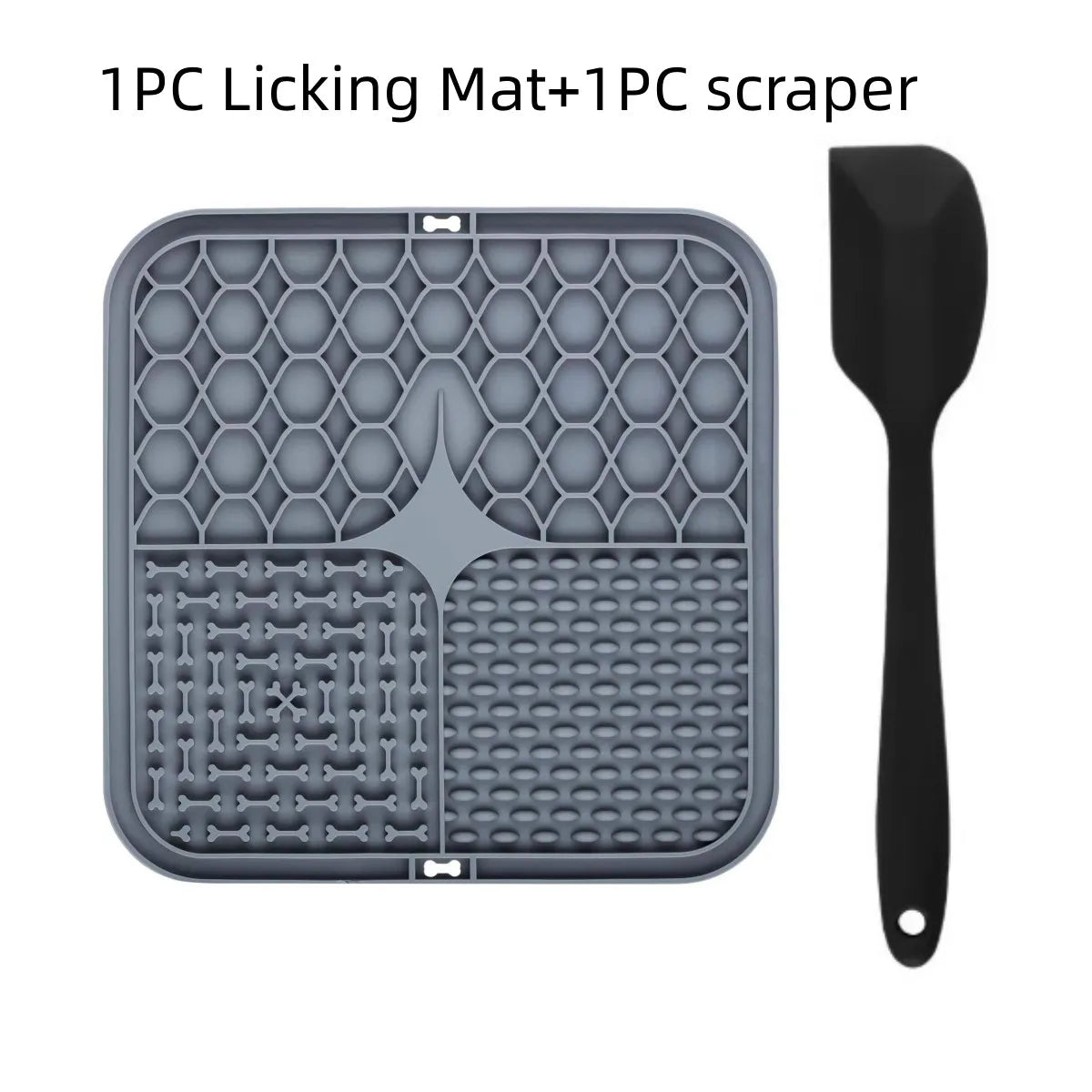 Pet Lick Silicone Mat Slow Food Plate for Dogs Bathing Distraction Dog Sucker Feeder Supplies Training Bowl Universal Plastic