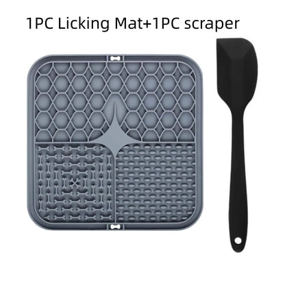 Silicone licking Slow Food Plate for Dogs