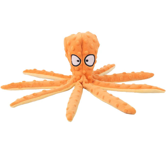 Indestructible Bite and squeaky Octopus toy for Dogs