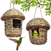 Handwoven Straw Bird Nest for Parrots | Outdoor Garden Hanging