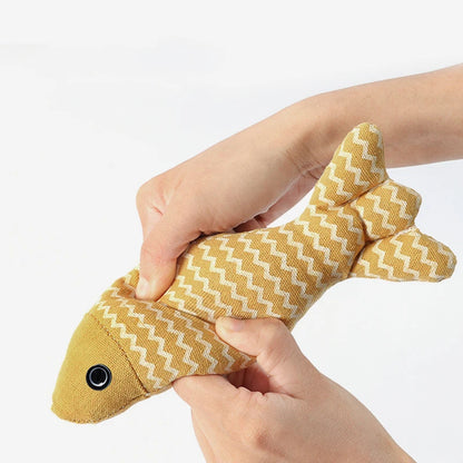 Chew Pillow Kicker for Indoor Kittens Exercise fish toy