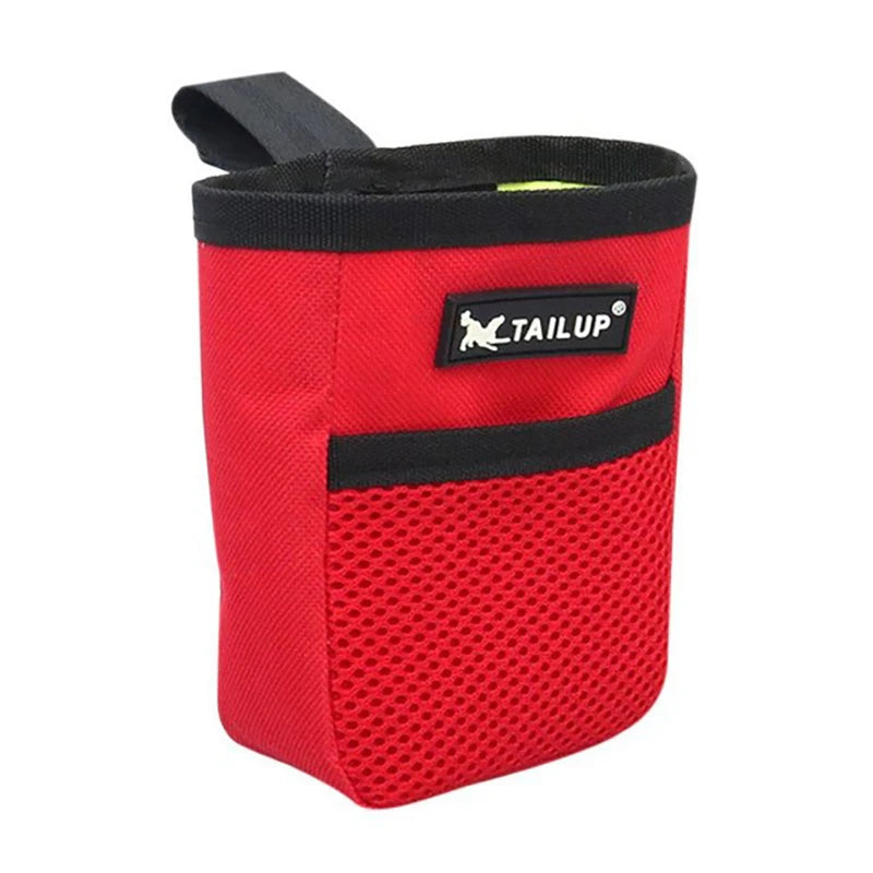 Dog Training Treat Pouch-Oxford Cloth Waist Bag for Puppy Snacks Obedience & Agility Feeding Pocket Reward Bag with Nylon Liner