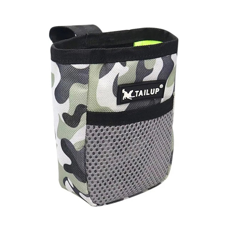 Dog Training Treat Pouch-Oxford Cloth Waist Bag for Puppy Snacks Obedience & Agility Feeding Pocket Reward Bag with Nylon Liner