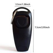 Dog Training Clicker with Whistle & Wrist Strap