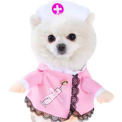 Halloween Dagger Pet Transformation Dress with Funny Knife
