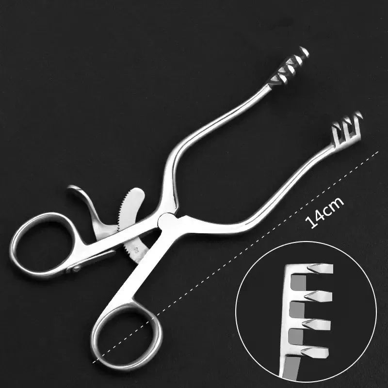 Stainless Steel Weitlaner Self-Retaining Retractor Round tip/Blunt tip Veterinary Surgical Instruments