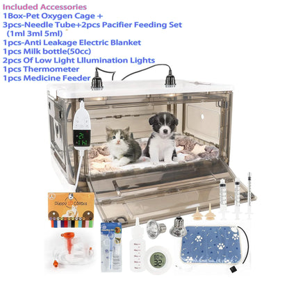 Puppy Incubator Incubator heating for Newborn Puppies and Kittens
