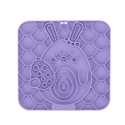 Silicone licking Slow Food Plate for Dogs