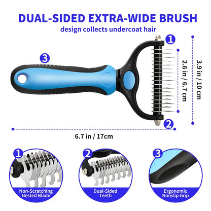 Professional Pet deshedding Brush for Dog Hair