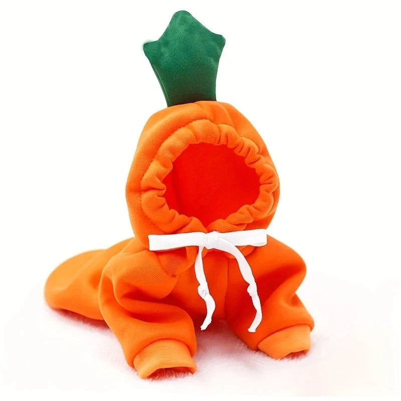 Cute Fruit Dog Hoodie Warm Fleece Pet Clothing for Small Dogs Puppy Cat French Chihuahua Jacket Coat Autumn/Winter Pet Clothes