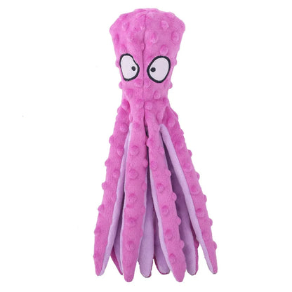 Indestructible Bite and squeaky Octopus toy for Dogs
