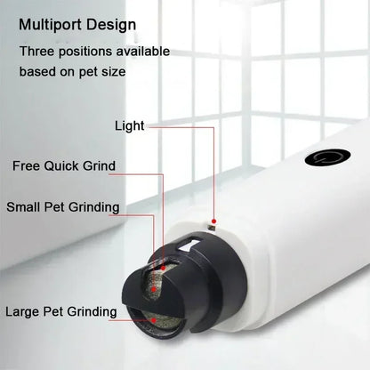 Electric Rechargeable Dog Nail Clippers | Grinders  for dogs
