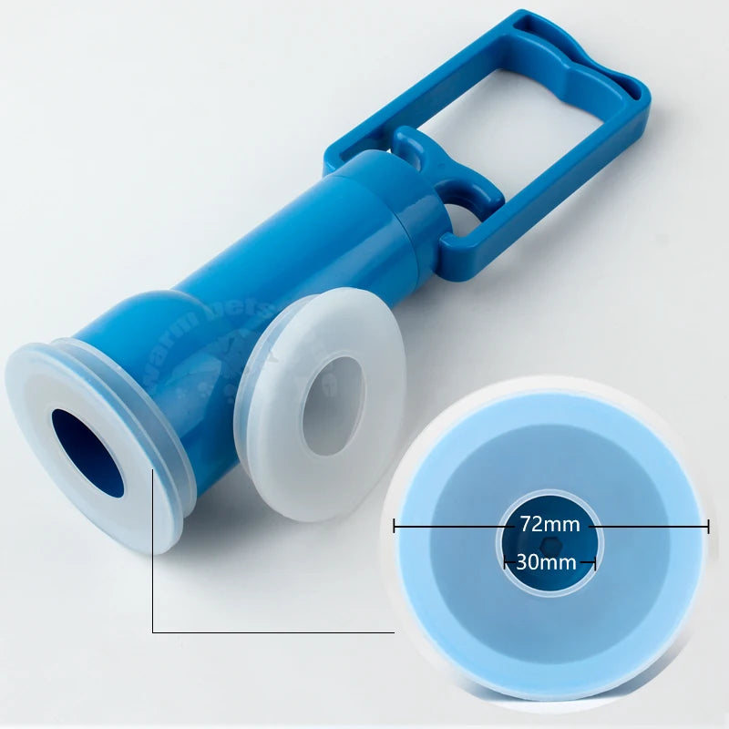 Newborn Pet Puppy Cat Ventilator Pump Amniotic Fluid Removal Auxiliary Breathing Device Blue ABS Plastic S & L Sizes