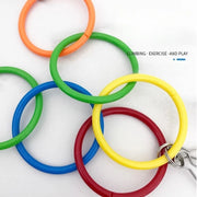 Colorful Ring Birds Chewing Toy for Climbing And Playing